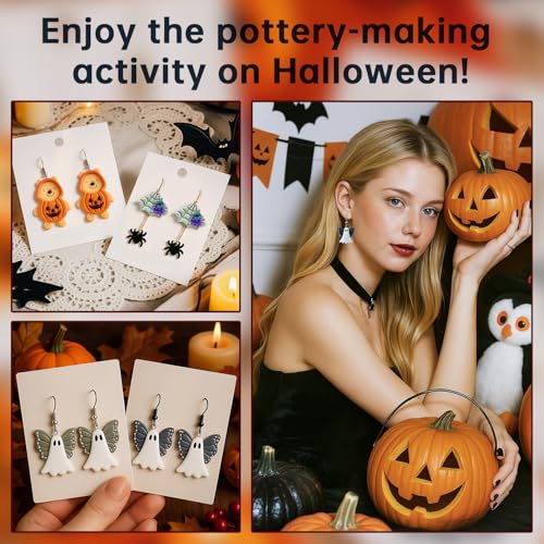 9pcs Halloween Polymer Clay Cutters - color: Halloween Spider