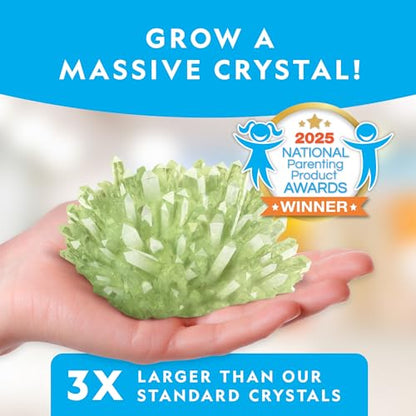 National Geographic Jumbo Glow-in-the-Dark Crystal Growing Kit for Kids - style: 1 Giant Glowing Crystal