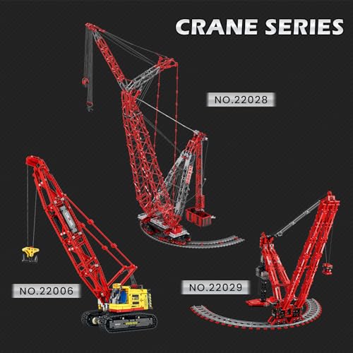 Reobrix RC Crane Building Block Sets Big Remote Control Crane Model