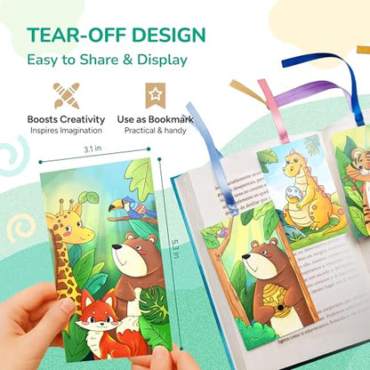 JoyCat 2 Pack Pocket Paint with Water Coloring Books for Kids - style: 2 Pack - Animals & Dinosaurs