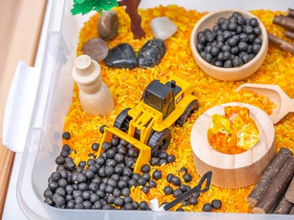 Construction Sensory Bin Kit for Kids - style: Construction Sensory Bin Kit