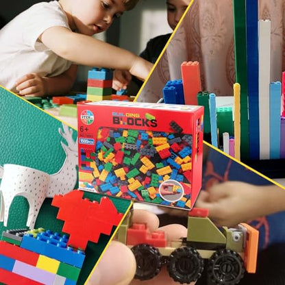 1600 Pieces Building Bricks, Classic Bulk Building Blocks for Kids - size: 1600
