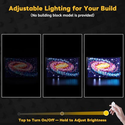 Kyglaring Light Kit for LEGO 31212 Milky Way Galaxy Set, Lights Only - color: 31212-Lighting-Touch