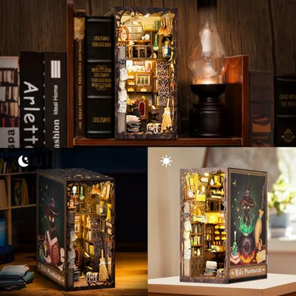 Fsolis Book Nook Kit, Booknook Halloween (Magic Pharmacist) - color: Magic Pharmacist