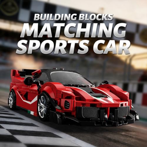 Monster Truck Tow & Sports Car Building Set for Adult 1728PCS - style: Monster Truck Sports Car