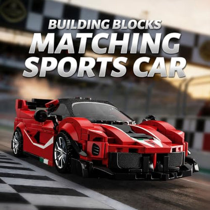 Monster Truck Tow & Sports Car Building Set for Adult 1728PCS - style: Monster Truck Sports Car
