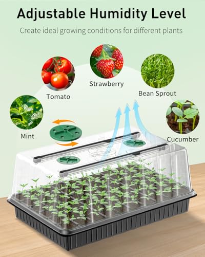 Pawfly 2 Pack Seed Starter Kit, 120 Cells, Seed Starter Trays - size: 120 Cells