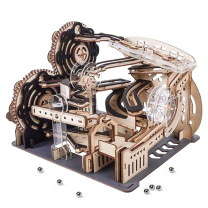 3D Wooden Puzzle Marble Run for Adults - color: Marble Run