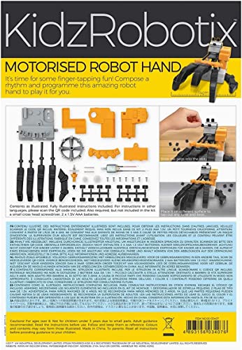4M Kidzrobotix Motorized Robot Hand Kids Science Kit - style: Motorized Robot Hand