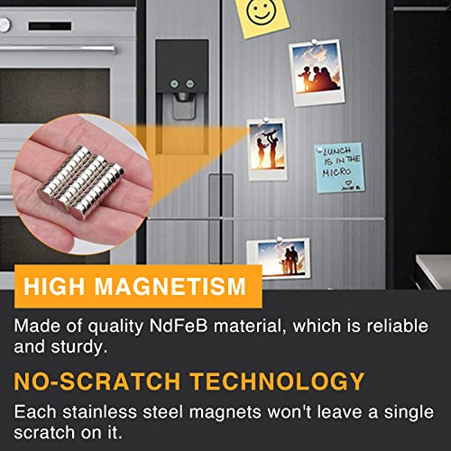 TRYMAG Small Neodymium Magnets, 260 Pcs 6x2mm - size: 6x2mm-260Pcs