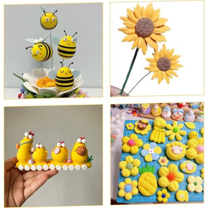 Air Dry Clay Lightweight, Flexible Modeling Clay for Adults Arts and Crafts - color: Yellow