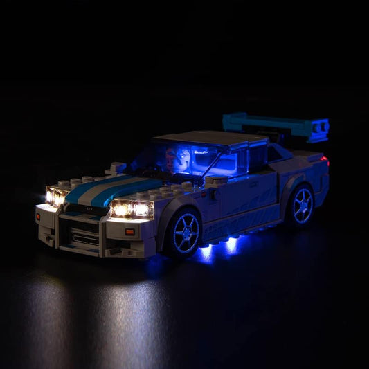 Light Compatible with Lego Fast & Furious Nissan Skyline GT-R R34