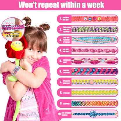 GILI Friendship Bracelet Making Kit - DIY Jewelry Making for Girls Age 8-12 - color: blue