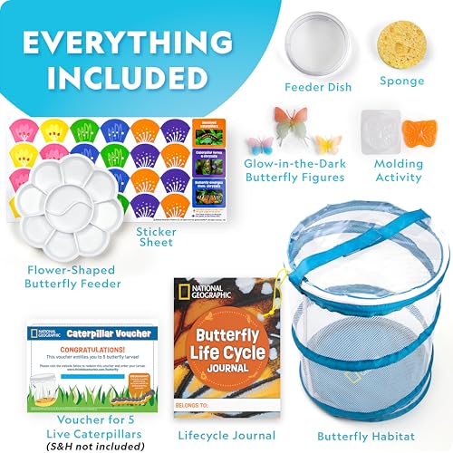 National Geographic Ultimate Butterfly Growing Habitat Kit for Kids - style: Ultimate Butterfly Kit