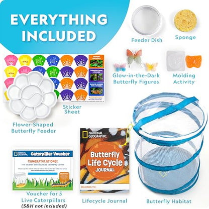 National Geographic Ultimate Butterfly Growing Habitat Kit for Kids - style: Ultimate Butterfly Kit
