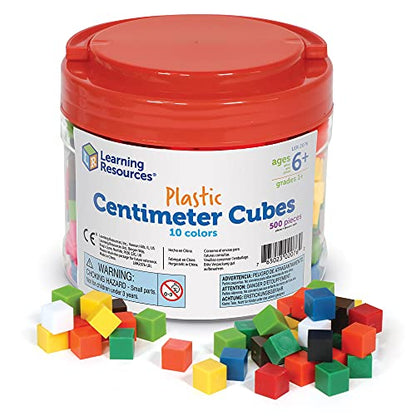 Learning Resources Centimeter Cubes, Set of 500