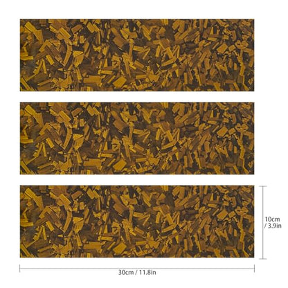 QianBao Compatible with 11.8" x 4" Chevy Bowtie Emblem Vinyl Wrap Kit - color: Forged Carbon Fiber Gold