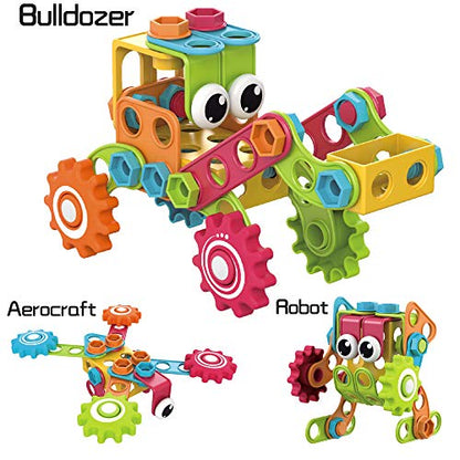 Contixo ST3 Kids Toys - 223 PCs 3D Building Blocks STEM Construction Playboards Creativity, Imagination, Recreational, Educational for Children Toddler, 3+ Year Old Boys and Girls - style: STEM-223pcs