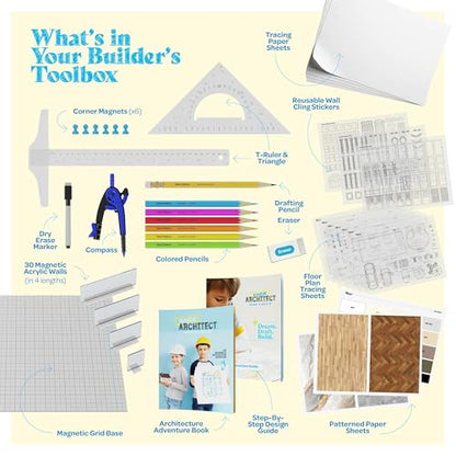 Architecture Kit for Kids - Architect Home Model Kit - Girls & Boys Gifts