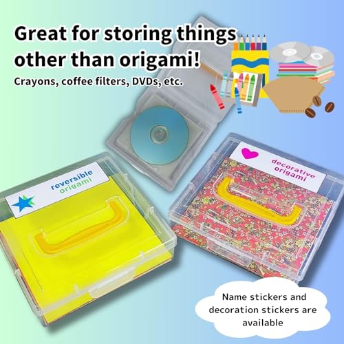 Someie｜Origami Paper｜Origami kit｜Craft｜6 Inch Origami Paper Storage Container ｜double sided Japanese pattern sheets 4pattern×9sheet each total 36 sheets (double sided Japanese pattern)
