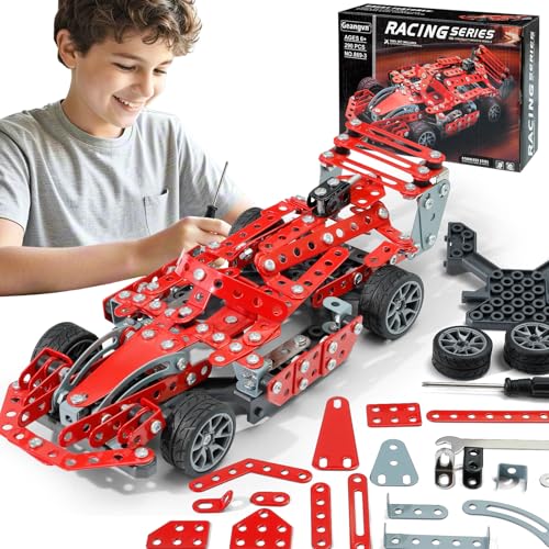 290 Pcs Metal Model Race Car & 283 Pcs Metal Model Car Kits, Erector Set, Building Toys, STEM Kits
