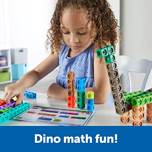 Learning Resources MathLink Cubes Activity Set: Dino Time - style: Dino Time