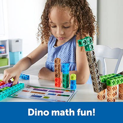 Learning Resources MathLink Cubes Activity Set: Dino Time - style: Dino Time