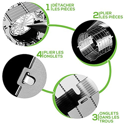 Metal Earth Fascinations Hubble Telescope 3D Metal Model Kit