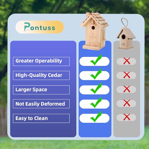 DIY Bird House Kits for Adults & Kids,DIY Woodcraft Building Projects for Kids and Adults,Bundles