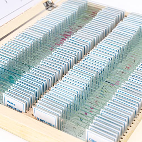 AmScope PS100A Prepared Microscope Slide Set, 100 Slides Set A - style: PS100A