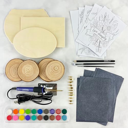 ArtSkills Wood Burning Tool Kit – 55 Piece Complete Woodburning Gift Set