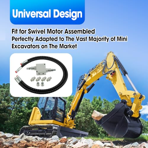 Mini Excavator Cushion Valve Kit Fit for Swivel Motor Assembled