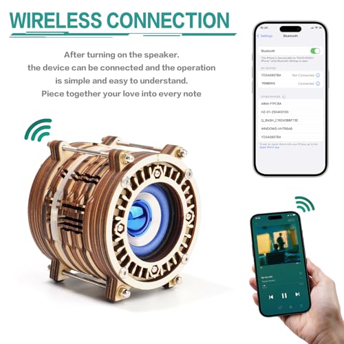 STEM Kits Bluetooth Speaker DIY, Build Your Science Experiment Electronic - color: Blue