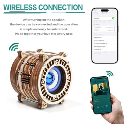 STEM Kits Bluetooth Speaker DIY, Build Your Science Experiment Electronic - color: Blue