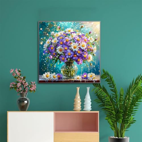 Flower Diamond Painting Kits for Adults Flower Diamond Art Kits for Adults - color: G9593