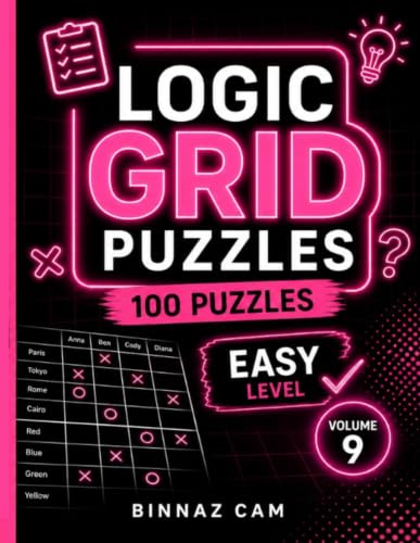 Logic Puzzle Book - EASY - Vol -9: Fun Brain Teasers for Beginners