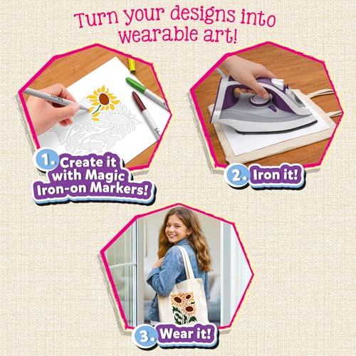 Skillmatics Iron-Its – Iron-On Transfer Kit for Kids, DIY Fabric Craft