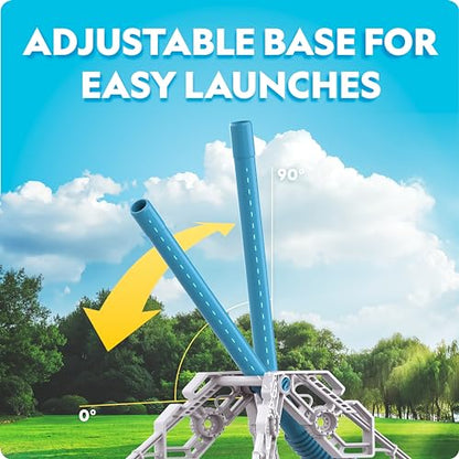National Geographic Glow in the Dark Air Rocket Launcher Toy for Kids 8-12 - style: Glow-in-the-Dark Air Rocket