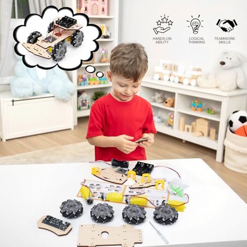 RC Robot Car Kit for Kids Ages 8-12 12-16, STEM Science Kits, STEM Projects, Gifts for 8 9 10 11 12 13 14 15 16 Year Old Boys Girls Teens, Cool Engineering Building Toys