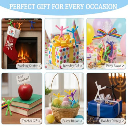 MAGMEN Magnetic Fidget Figures | Travel Toys for Kids (20-Piece Mix) - size: 20 Pieces Mix