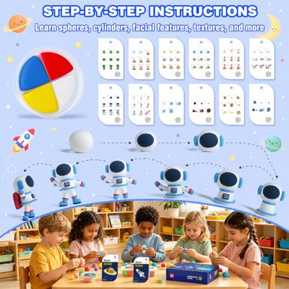Air Dry Clay Kit -12 Space Theme Modeling Clay for Kids Arts and Crafts - color: #04Dark Blue- Children's Drem Star