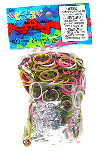 Rainbow Loom Pink Camo Rubber Bands - style: Pink Camo