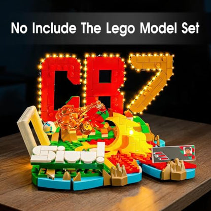 LED Light Set Compatible with Lego 43012 Cristiano Ronaldo – Soccer Highlights Set, Light Kit for Lego 43012 Building Blocks Model, Not Included The Model Set - color: 43012 Cristiano Ronaldo Soccer Highlights Set