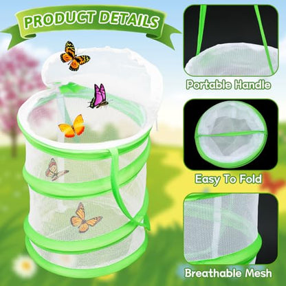 DECYOOL 7 Piece Insect Catcher Kit Butterfly Catching Set