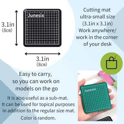 3-Piece Model Tool Set – Tamiya Modeler’s Knife PRO, Tamiya Curved Tweezers & Cutting Mat