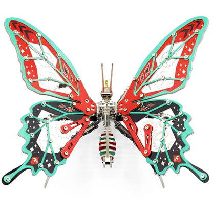 FILASLFT 3D Metal Puzzles for Adults,Mechanical Butterfly 3D Puzzles - color: D3-butterfly-red