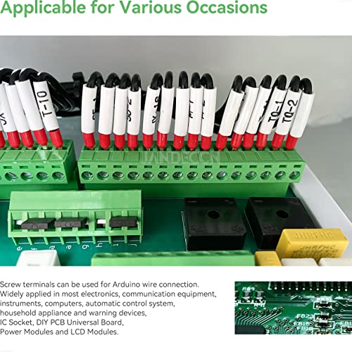 10 Sets 6 Pin 5.08mm PCB Screw Terminal Block Phoenix Connectors - size: 6P