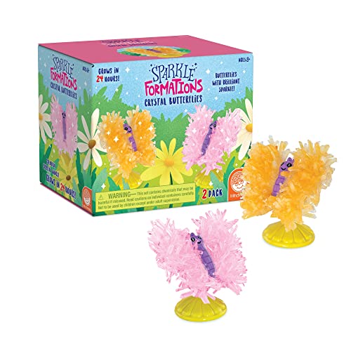 MindWare Sparkle Formations Crystal Butterflies Science Kit with Crystal