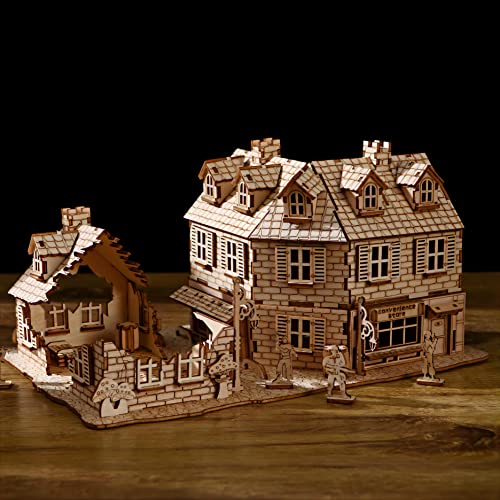 3D Wooden Puzzles War Zone 1942: Lane Warfare Model Kits, Brainteaser and Puzzle for Christmas/Birthday,Gifts for Adults and Teens to Build Combination - style: War Zone