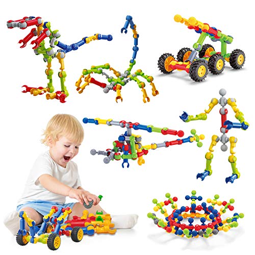 Kids STEM Building Toys for 3 4 5 6 7 8+ Year Old Boys Girls Birthday Gifts - style: 110pcs